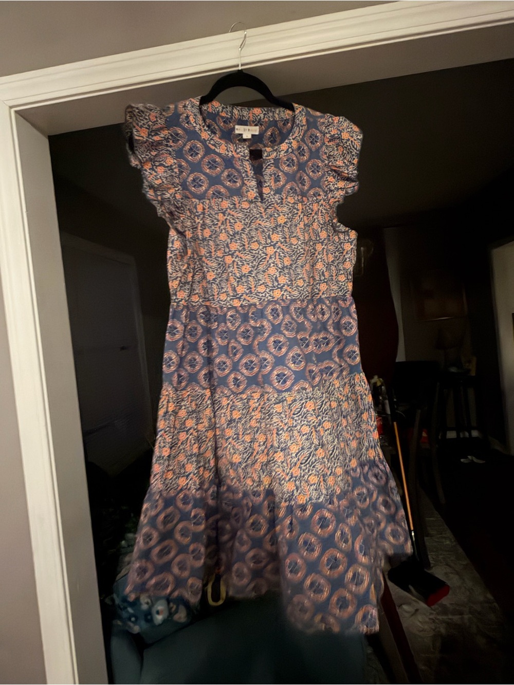 Men's patterned collared shirt